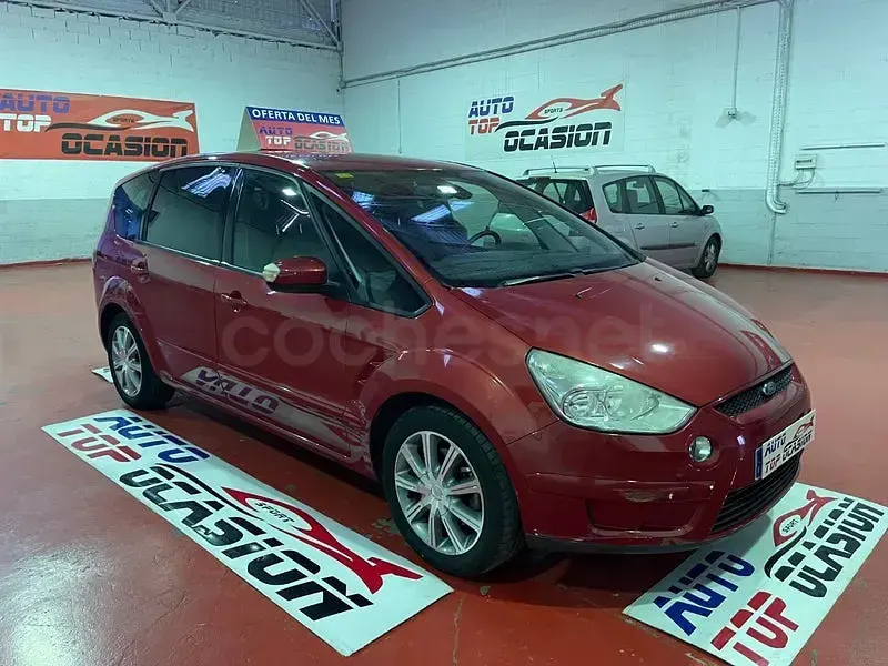 Usado Ford S-MAX Titanium 140 CV (102 kW) 2008 Granate Monovolumen