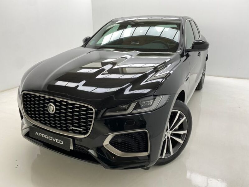 Santorini black Usado 2024 Jaguar F-Pace R-Dynamic SUV | 53.900 € (Un poco caro) - Imagen 1/4