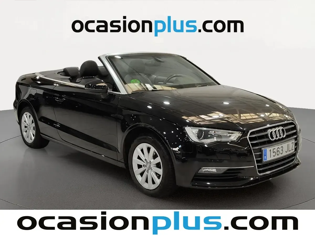 Usado Audi A3 Cabriolet Attraction 110 CV (80 kW) 2016 Negro Descapotable