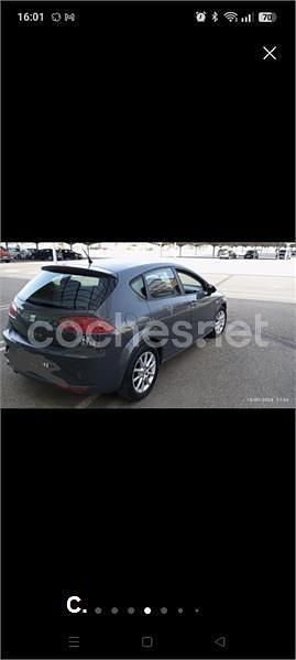 Usado Seat Leon Ecomotive 105 CV (77 kW) 2009 Gris / plata Berlina