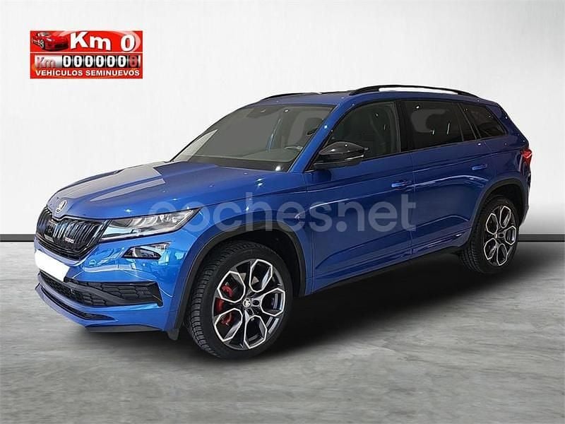 Azul Usado 2019 Skoda Kodiaq RS SUV | 36.900 € (Precio justo) - Imagen 1/4