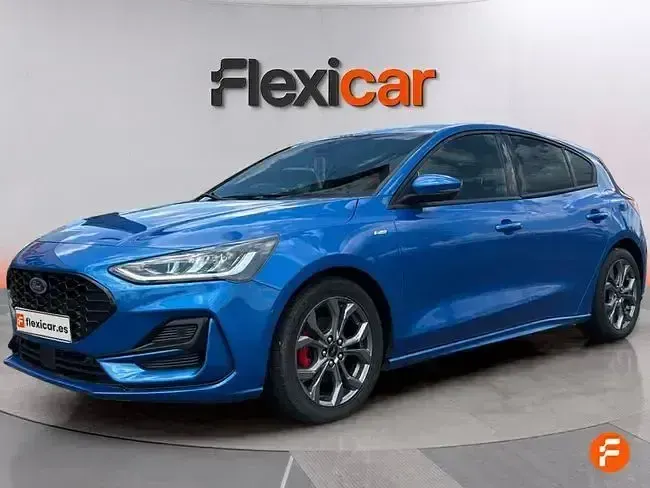 Usado Ford Focus ST-Line 125 CV (91 kW) 2022 Azul Berlina