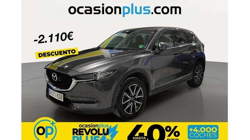 Usado Mazda CX-5 165 CV (121 kW) 2017 Gris SUV