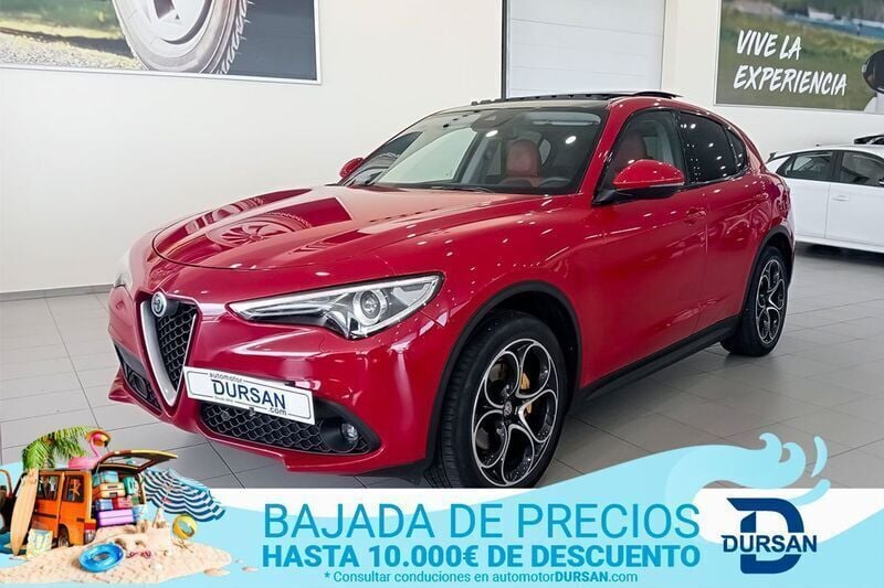 Rojo Usado 2019 Alfa Romeo Stelvio Executive SUV | 24.990 € (Buen precio) - Imagen 1/4