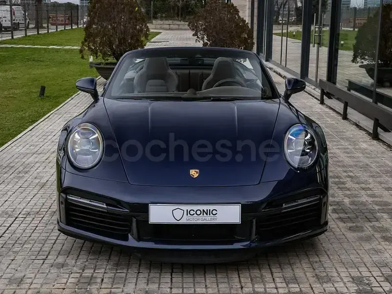 Usado Porsche 911 Turbo S Cabriolet 650 CV (478 kW) 2020 Azul Descapotable