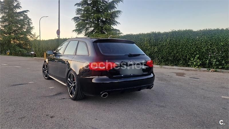 Usado Audi A4 S-Line 190 CV (139 kW) 2011 Negro Familiar