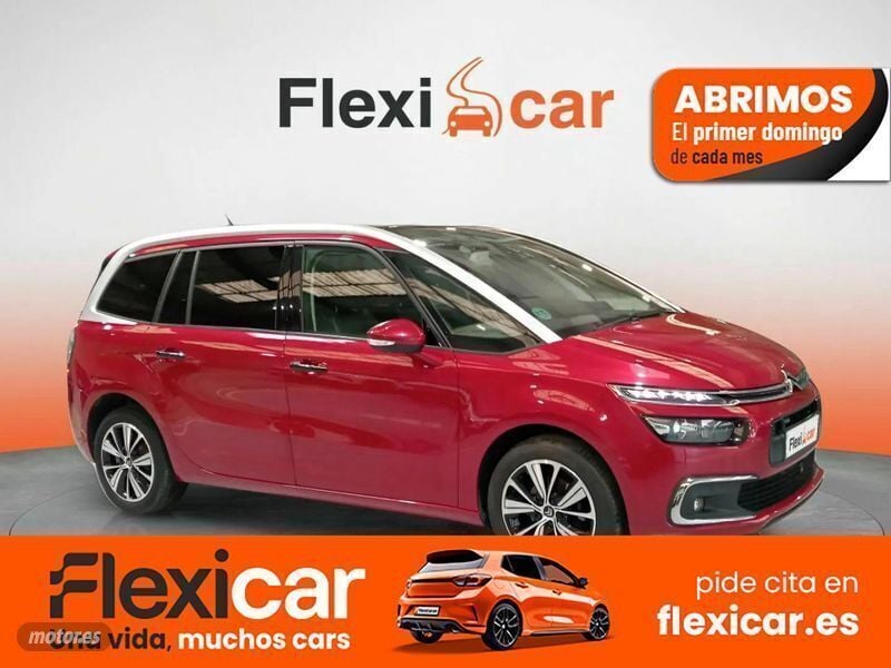 Usado Citroën Grand C4 Picasso PureTech 130 CV (95 kW) 2017 Granate Monovolumen