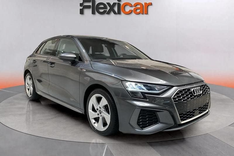 Gris Usado 2021 Audi A3 Sportback Premium Berlina | 20.290 € (Super precio) - Imagen 1/4