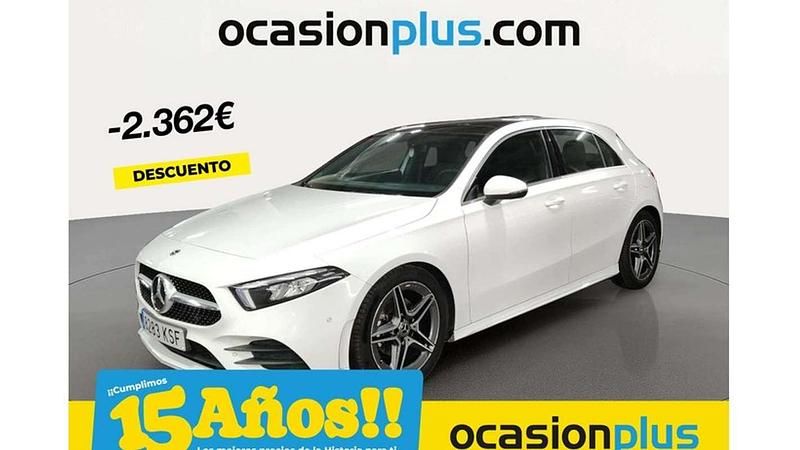 Blanco Usado 2018 Mercedes A180 AMG Utilitario | 23.628 € (Caro) - Imagen 1/4