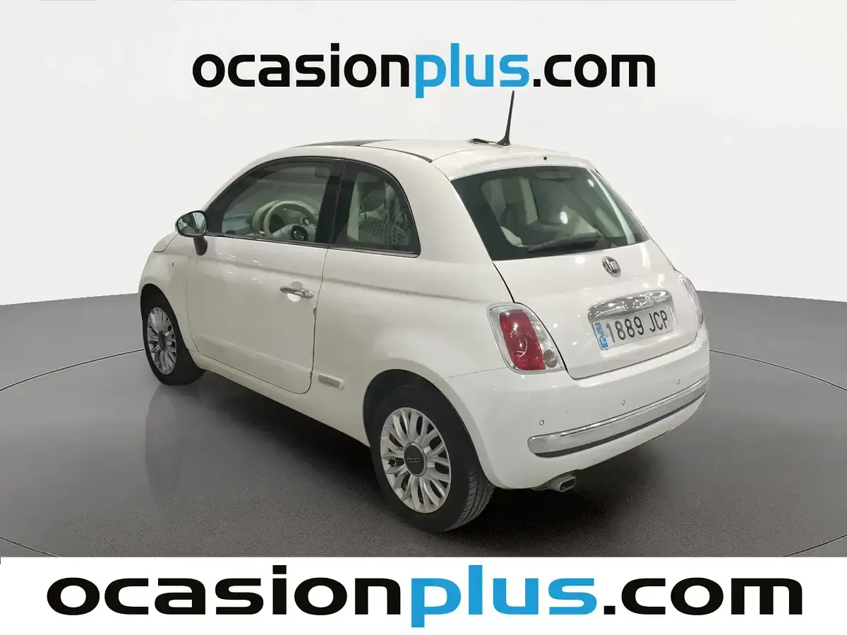 Usado Fiat 500 Lounge 69 CV (50 kW) 2015 Blanco Utilitario