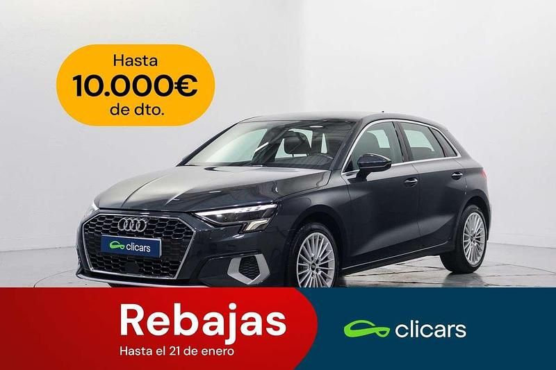 Gris Usado 2023 Audi A3 Sportback Advanced Utilitario | 21.790 € (Precio justo) - Imagen 1/4