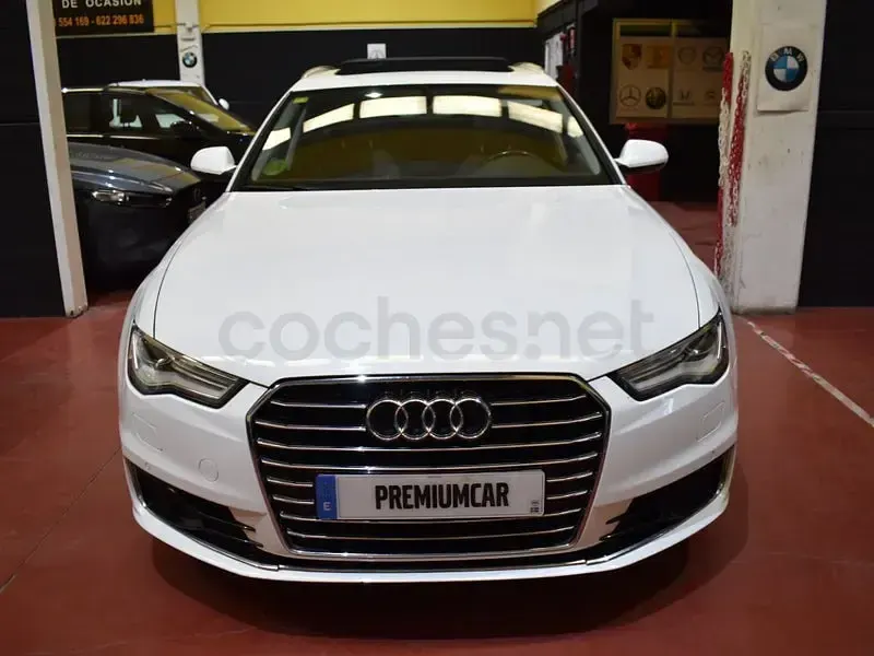 Usado Audi A6 190 CV (139 kW) 2014 Blanco Familiar