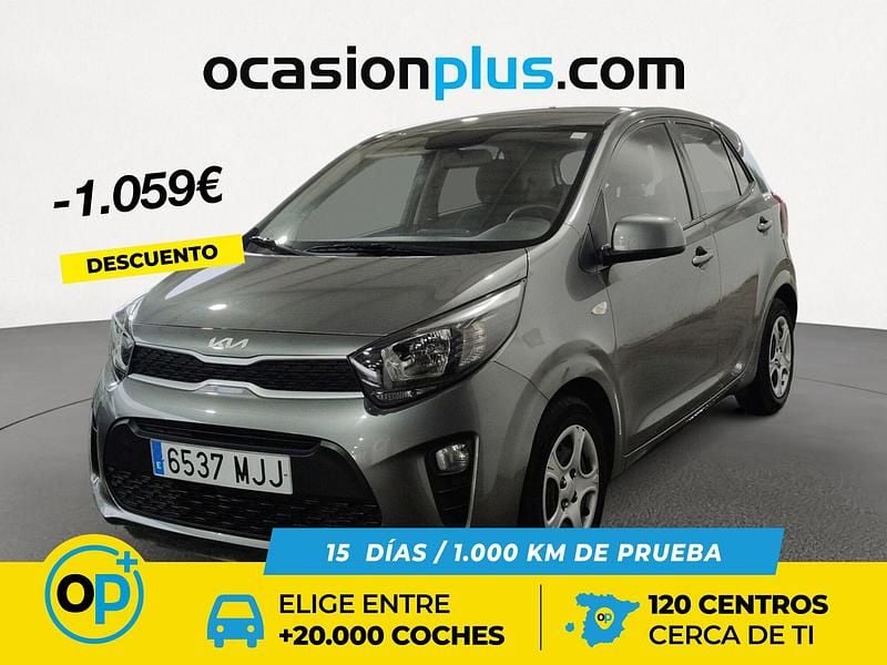 Gris Usado 2023 Kia Picanto Utilitario | 11.650 € (Precio justo) - Imagen 1/4