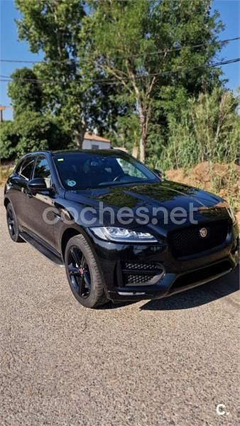 Negro Usado 2018 Jaguar F-Pace R-Sport SUV | 26.500 € (Precio justo) - Imagen 1/4