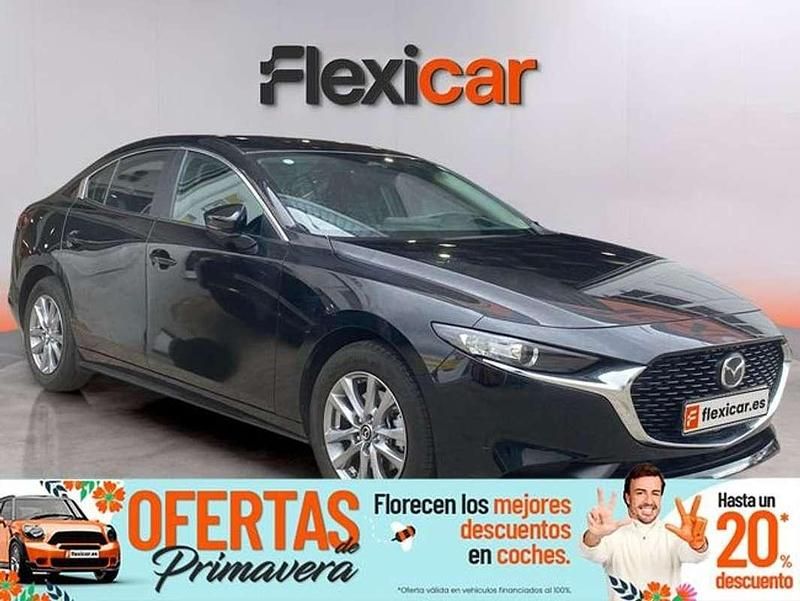 Usado Mazda 3 Prime-Line 140 CV (102 kW) 2025 Negro Berlina
