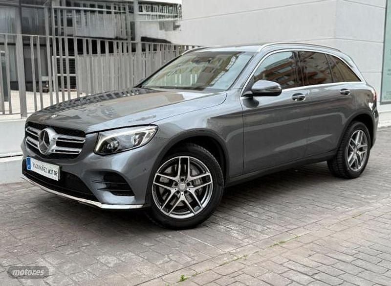 Usado Mercedes GLC250 AMG line 204 CV (150 kW) 2016 Gris SUV