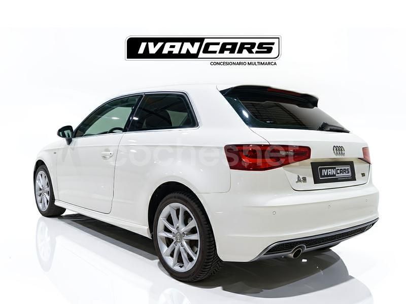 Usado Audi A3 S-Line 105 CV (77 kW) 2014 Blanco Berlina