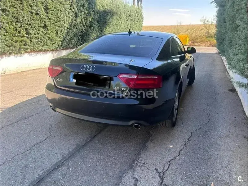 Usado Audi A5 190 CV (139 kW) 2009 Negro Coupe