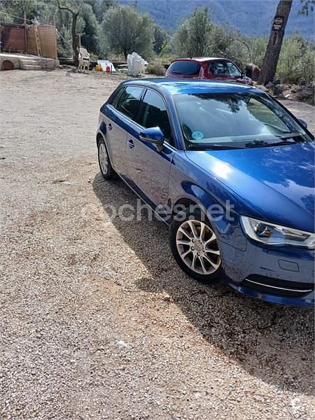 Usado Audi A3 Attraction 110 CV (80 kW) 2014 Azul Berlina