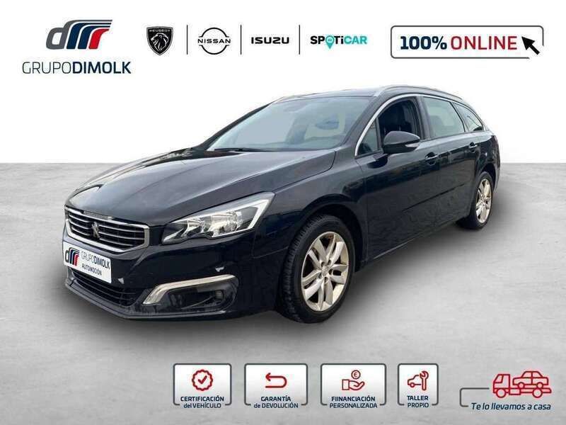 Negro Usado 2015 Peugeot 508 Active Familiar | 10.500 € (Precio justo) - Imagen 1/4