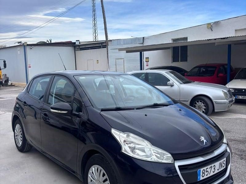 Usado Peugeot 208 Active 68 CV (50 kW) 2016 Azul Utilitario