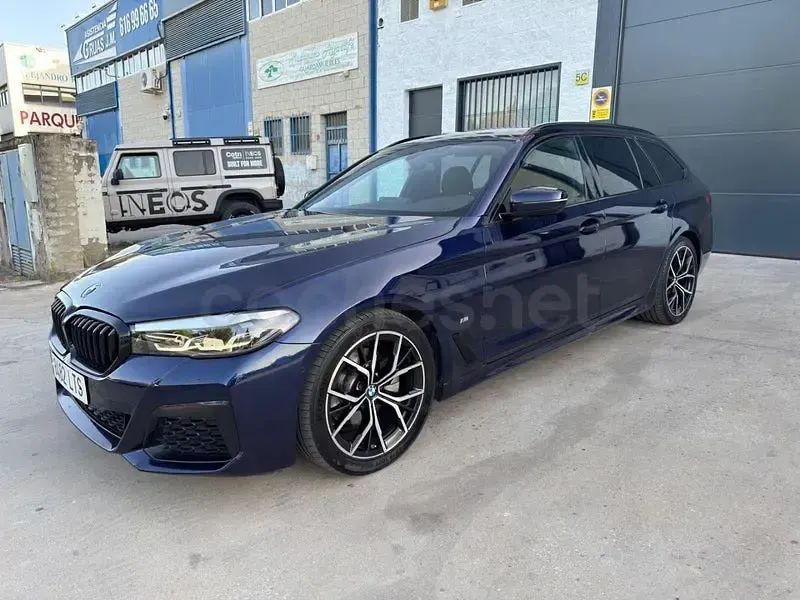 Usado BMW 520 190 CV (139 kW) 2021 Azul Familiar