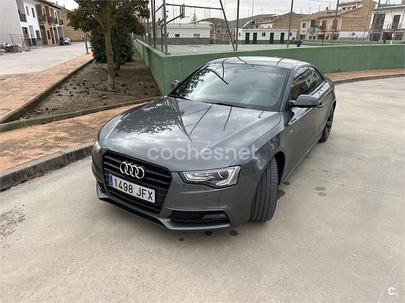 Usado Audi A5 S-Line 190 CV (139 kW) 2015 Gris / plata Coupe
