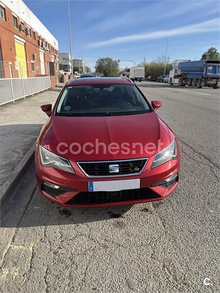 Usado Seat Leon ST FR 130 HP (95 kW) 2018 Vermelho Carrinha