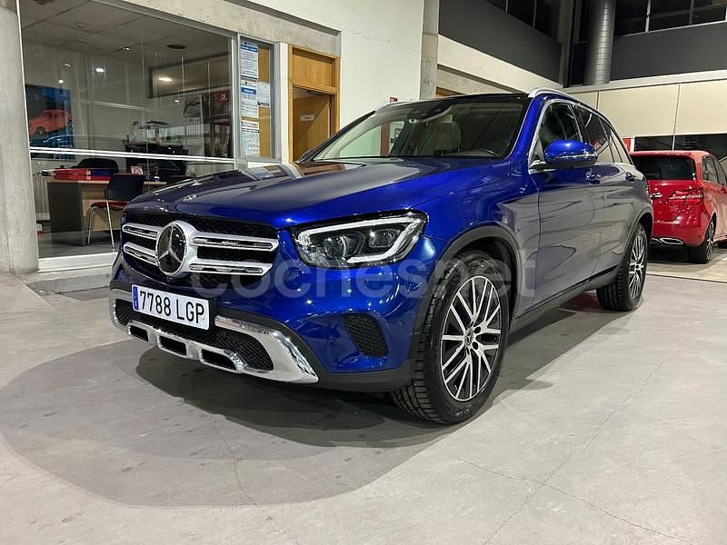 Azul Usado 2020 Mercedes GLC220 SUV | 35.900 € (Precio justo) - Imagen 1/4