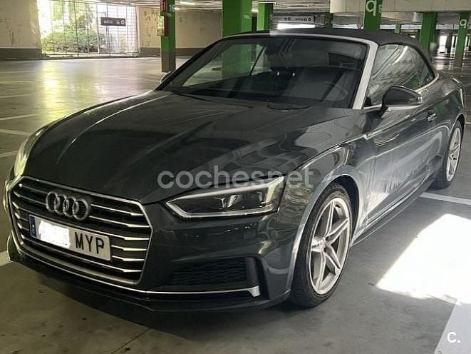 Usado Audi A5 Cabriolet S-Line 190 CV (139 kW) 2019 Gris / plata Descapotable