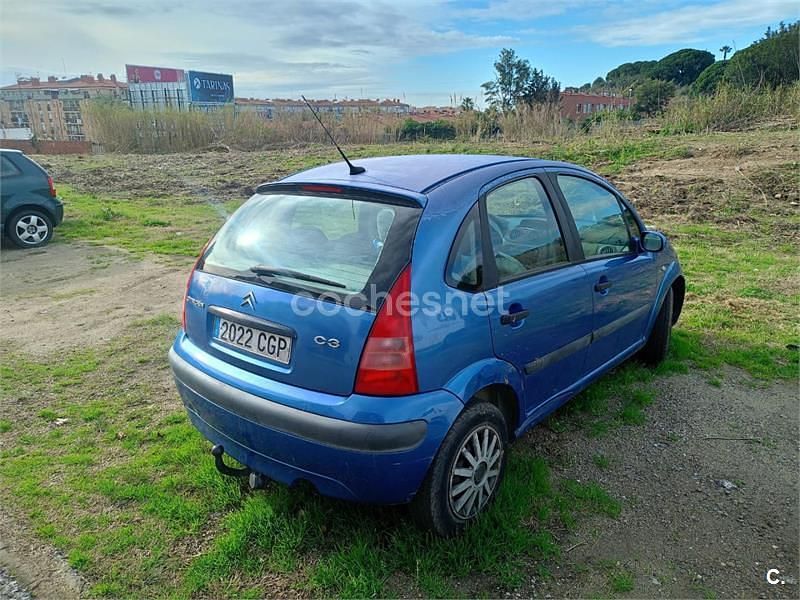 Usado Citroën C3 75 CV (55 kW) 2003 Azul Berlina