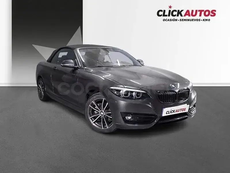 Usado BMW 218 Comfort Edition 136 CV (100 kW) 2021 Negro Descapotable