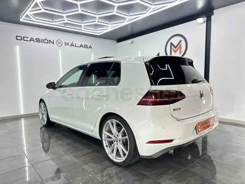 Usado VW Golf VII GTD 184 CV (135 kW) 2019 Blanco Berlina