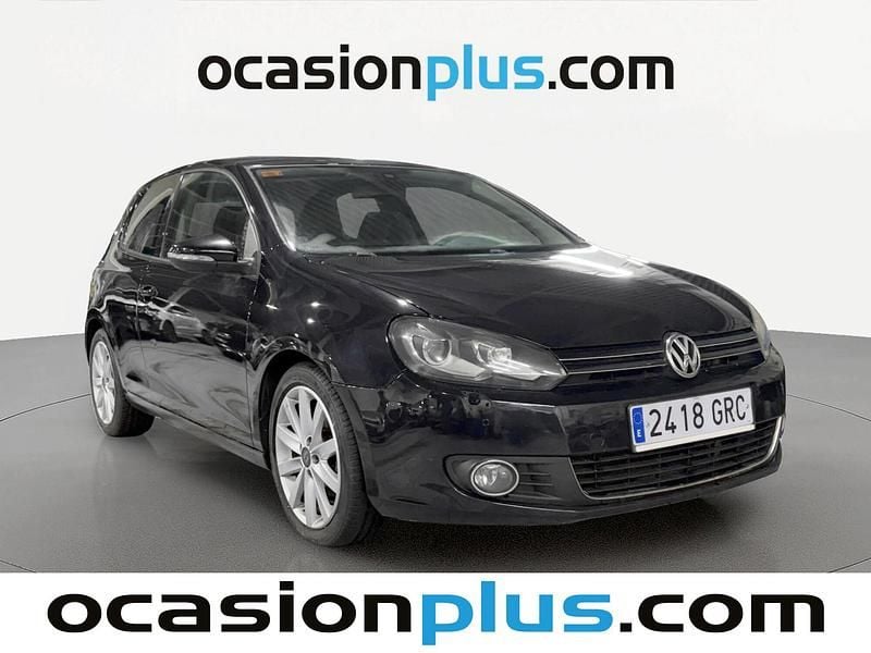 Usado VW Golf VI Sportline 105 CV (77 kW) 2009 Negro Utilitario