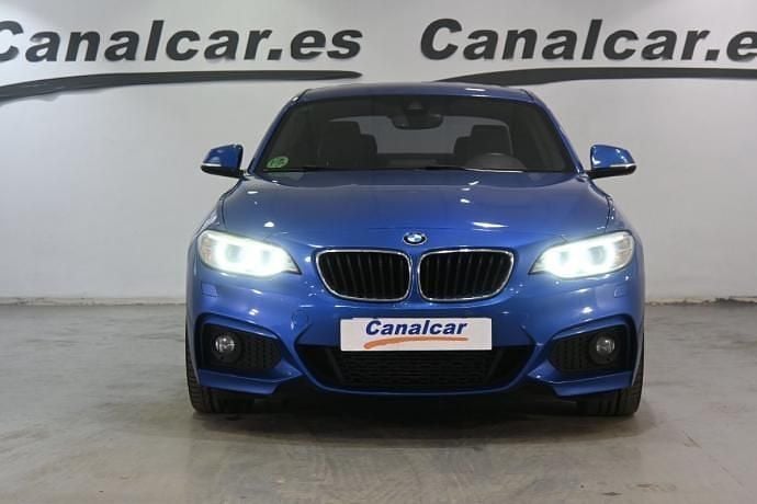 Usado BMW 220 190 CV (139 kW) 2015 Azul Coupe