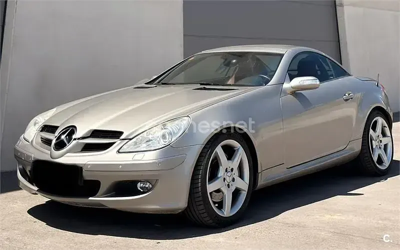 Usado Mercedes SLK350 272 CV (200 kW) 2008 Gris / plata Descapotable