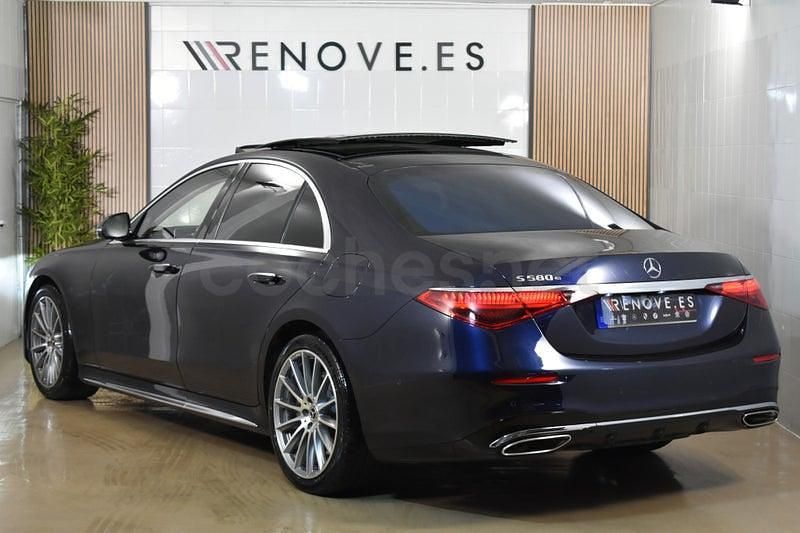 Usado Mercedes S580 510 HP (375 kW) 2022 Azul Sedan