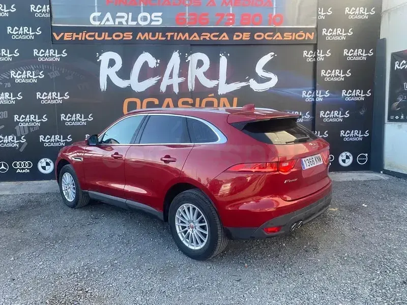 Usado Jaguar F-Pace Pure 180 CV (132 kW) 2018 Granate SUV