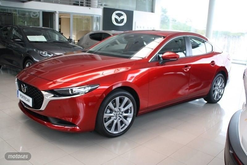 Rojo Nuevo 2025 Mazda 3 Center-Line Berlina | 27.700 € (Un poco caro) - Imagen 1/4