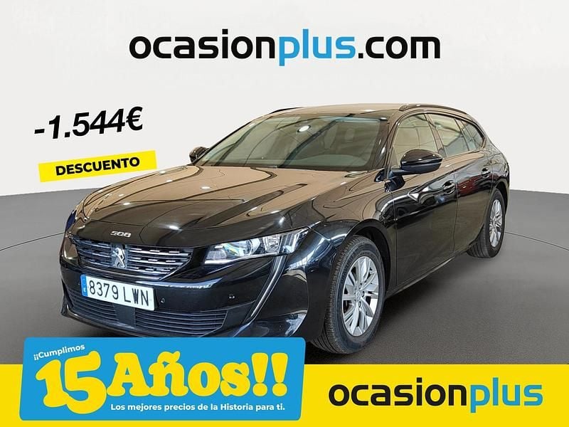 Negro Usado 2022 Peugeot 508 Active Berlina | 16.990 € (Buen precio) - Imagen 1/4
