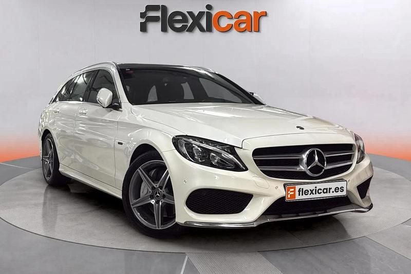 Blanco Usado 2018 Mercedes C350e Familiar | 23.490 € (Precio justo) - Imagen 1/4