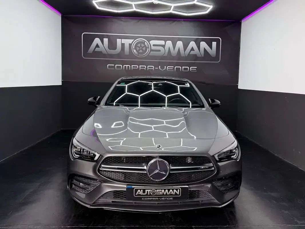 Usado Mercedes CLA35 AMG AMG 306 CV (225 kW) 2020 Gris Coupe