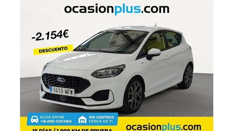 Blanco Usado 2023 Ford Fiesta ST-Line Utilitario | 12.166 € (Buen precio) - Imagen 1/4