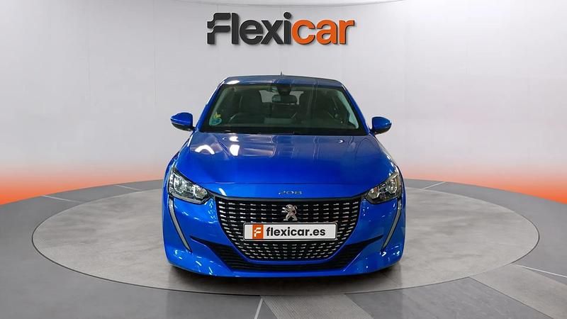 Usado Peugeot 208 Allure 101 CV (74 kW) 2020 Azul Utilitario