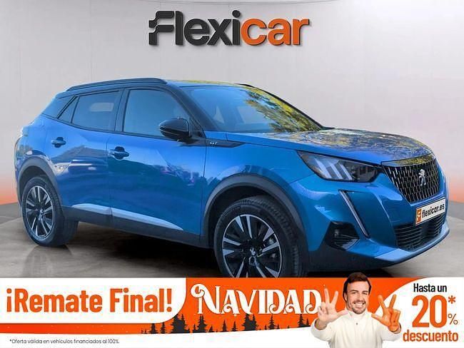 Azul Usado 2021 Peugeot 2008 GT SUV | 17.290 € (Precio justo) - Imagen 1/4