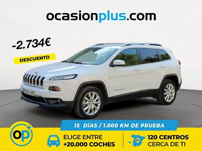Blanco Usado 2015 Jeep Cherokee Limited SUV | 14.056 € (Buen precio) - Imagen 1/4