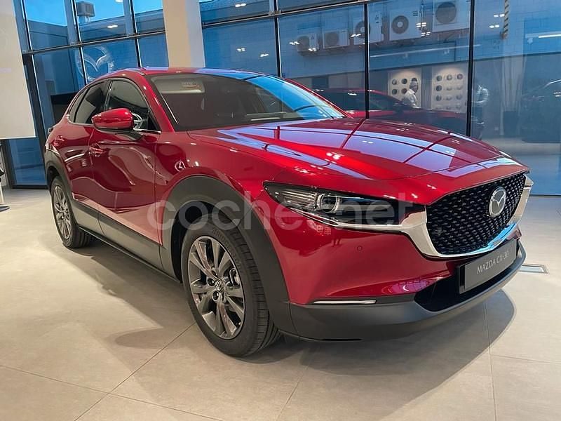 Granate Usado 2024 Mazda CX-30 Exclusive-Line SUV | 27.200 € (Un poco caro) - Imagen 1/4