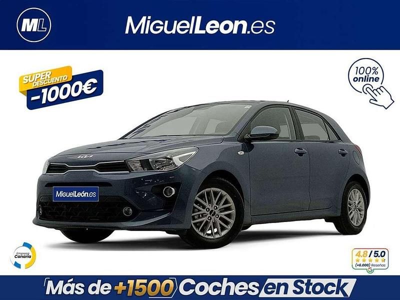 Azul Usado 2023 Kia Rio Berlina | 12.485 € (Buen precio) - Imagen 1/3