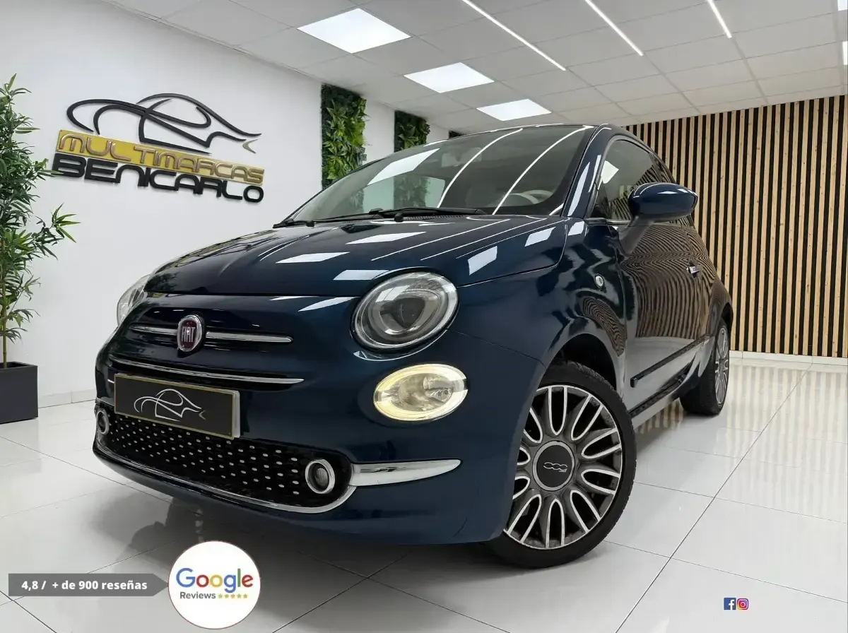 Usado Fiat 500 Lounge 69 CV (50 kW) 2017 Blanco Utilitario