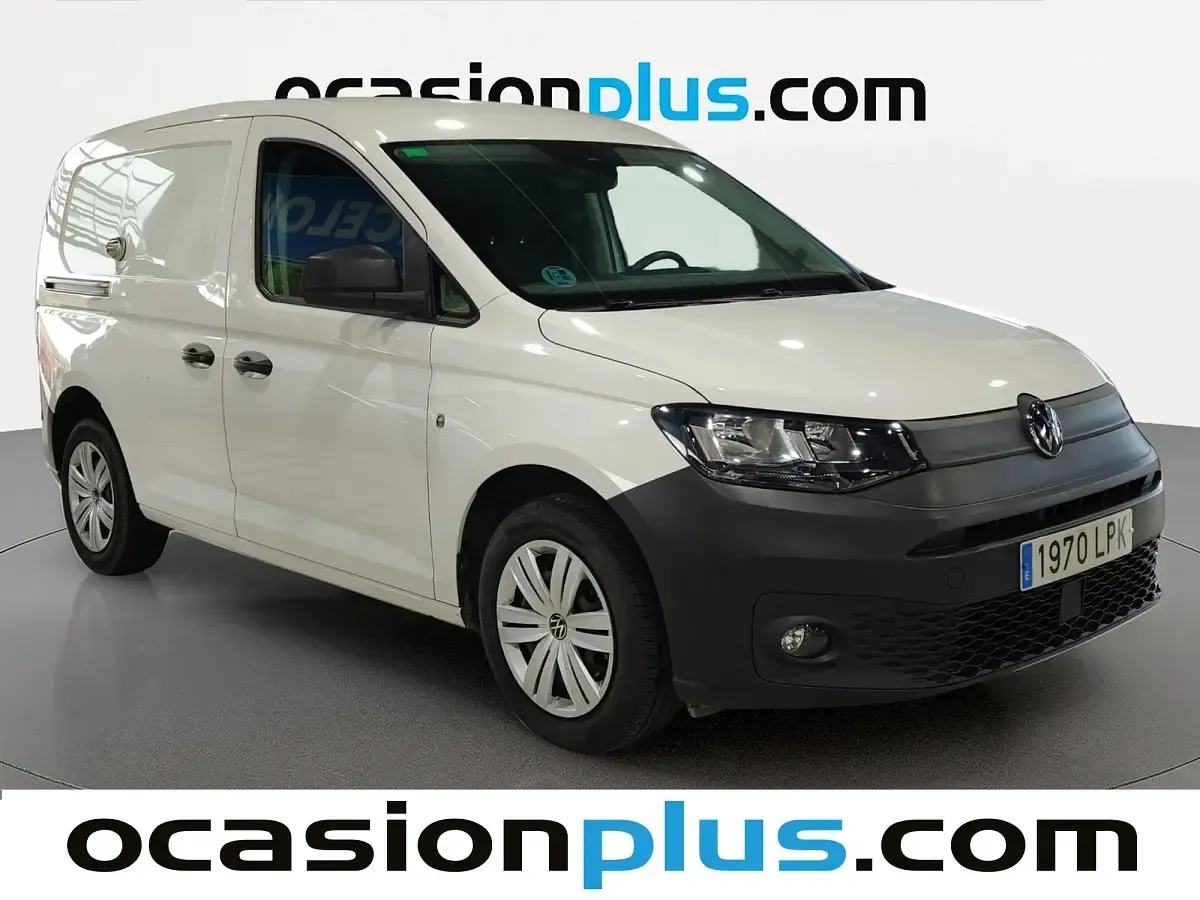 Usado VW Caddy 75 CV (55 kW) 2021 Blanco Monovolumen